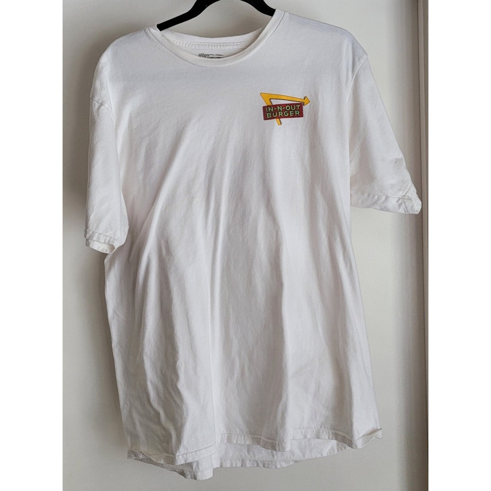 In-N-Out Burger 75 Years T-Shirt XL White Short Sleeve Cotton USA Tee